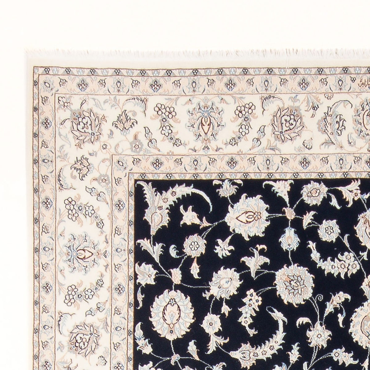 Perser Rug - Nain - Premium - 297 x 200 cm - dark blue