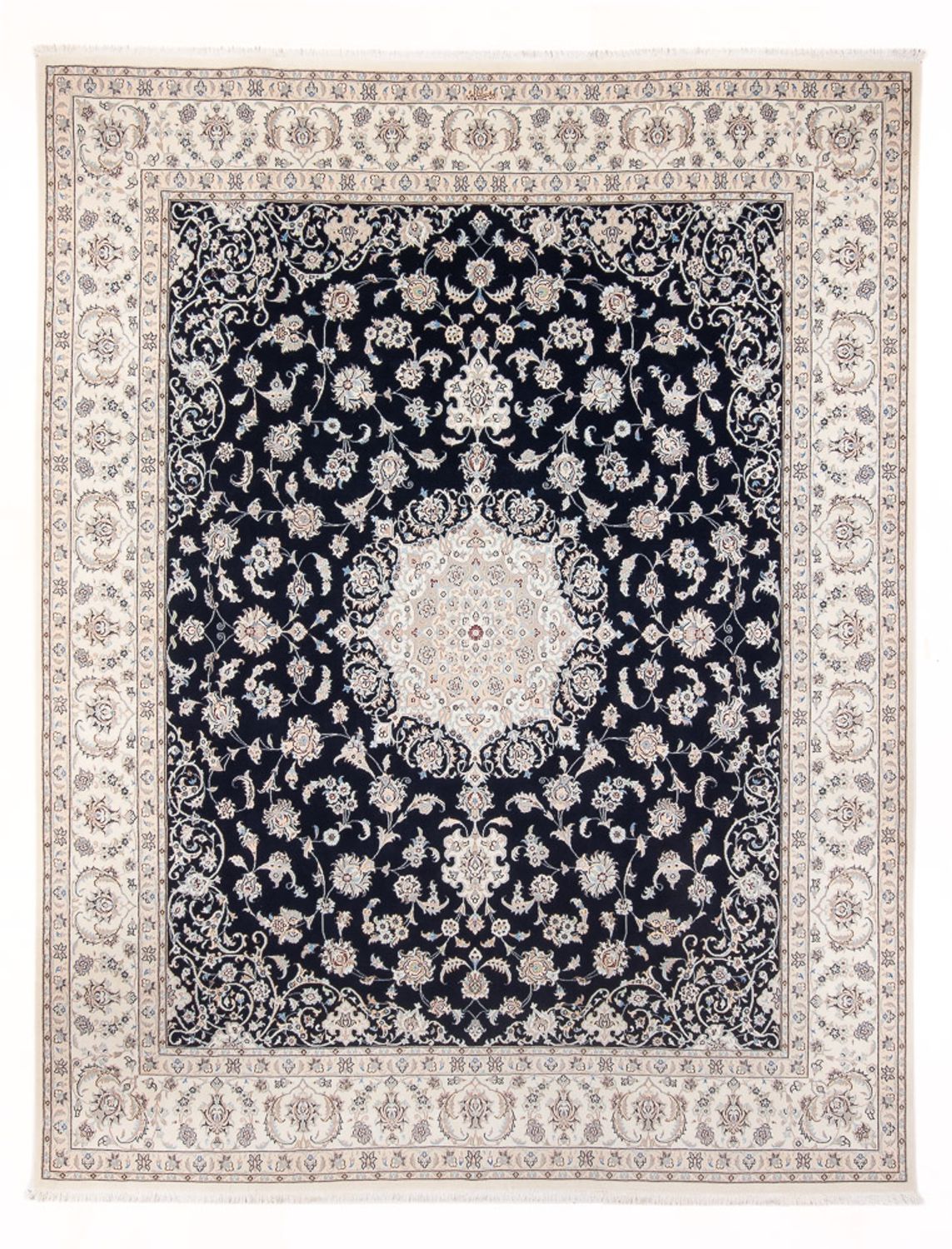 Perser Rug - Nain - Premium - 300 x 247 cm - dark blue