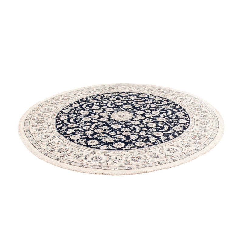 Perser Rug - Nain round  - 202 x 202 cm - dark blue