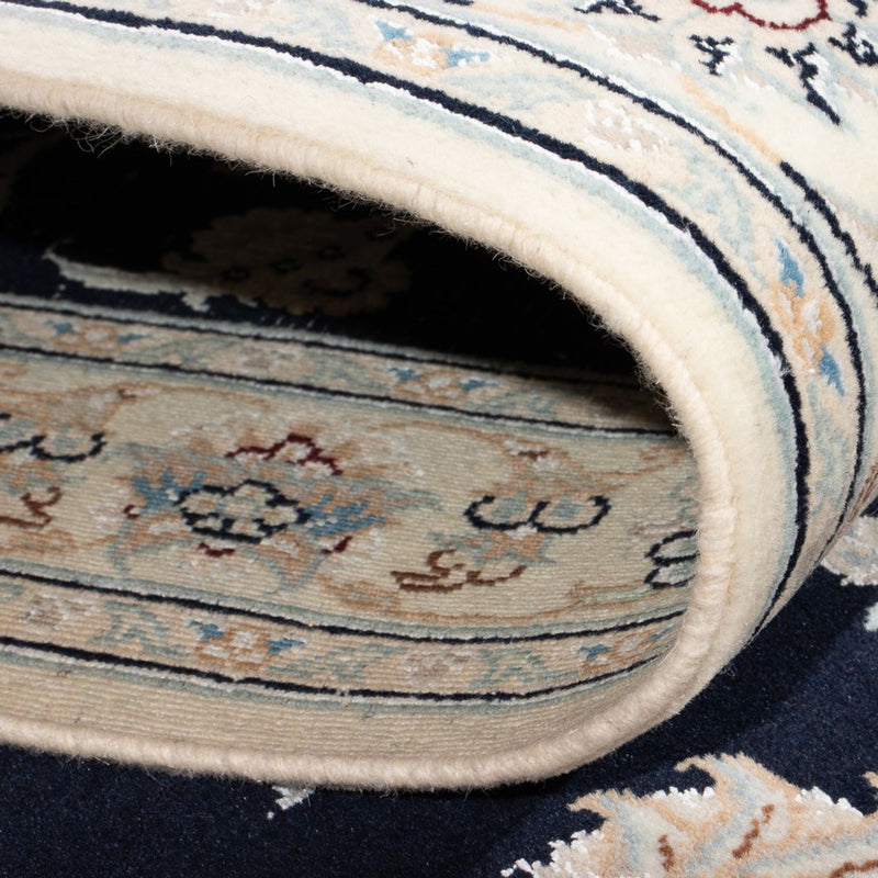 Runner Perser Rug - Nain - Premium - 352 x 82 cm - dark blue