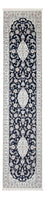 Runner Perser Rug - Nain - Premium - 339 x 86 cm - dark blue