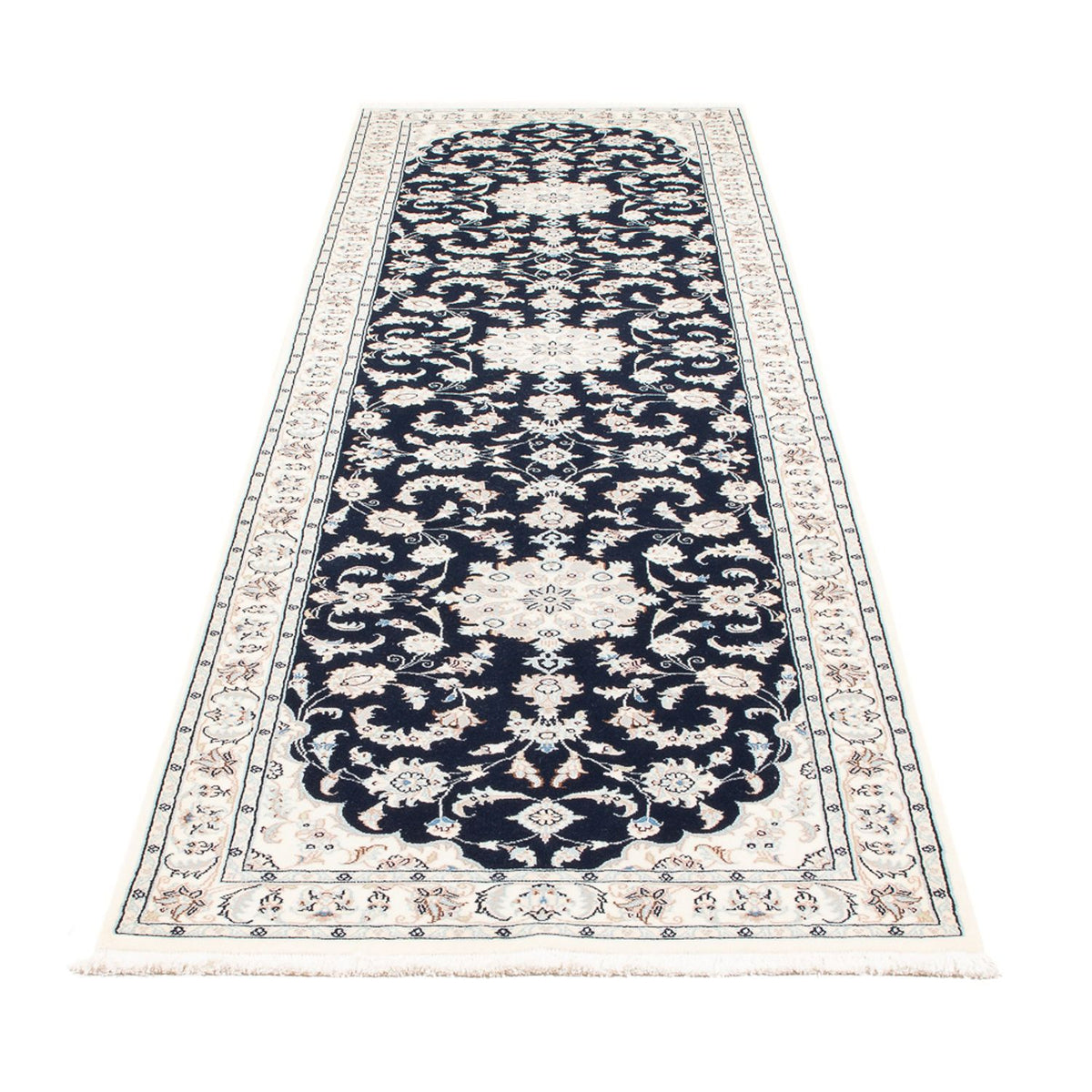 Runner Perser Rug - Nain - Premium - 297 x 82 cm - dark blue