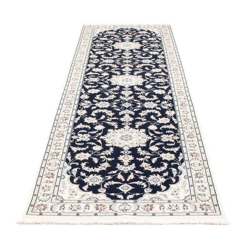 Runner Perser Rug - Nain - Premium - 297 x 82 cm - dark blue