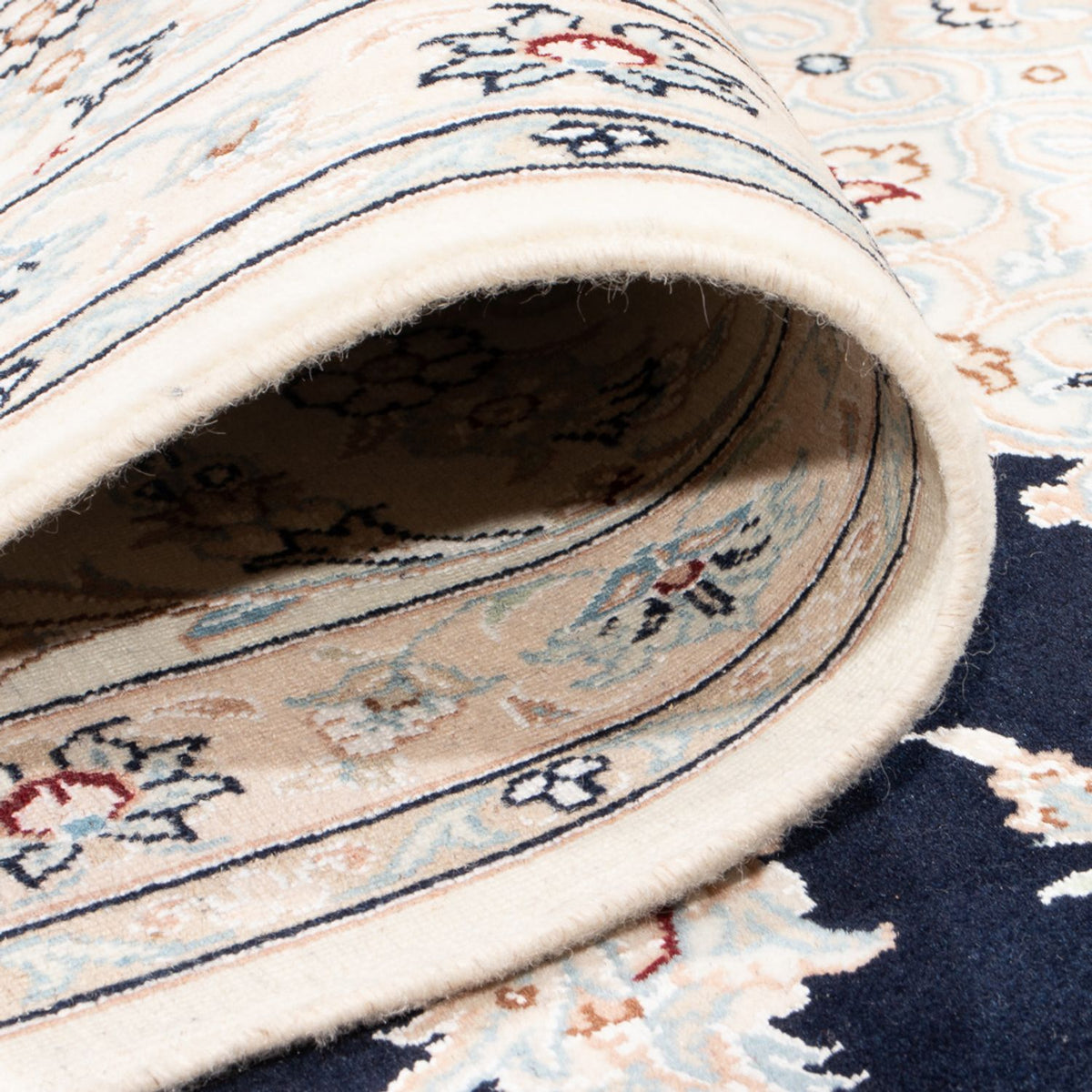 Perser Rug - Nain - Premium - 347 x 247 cm - dark blue