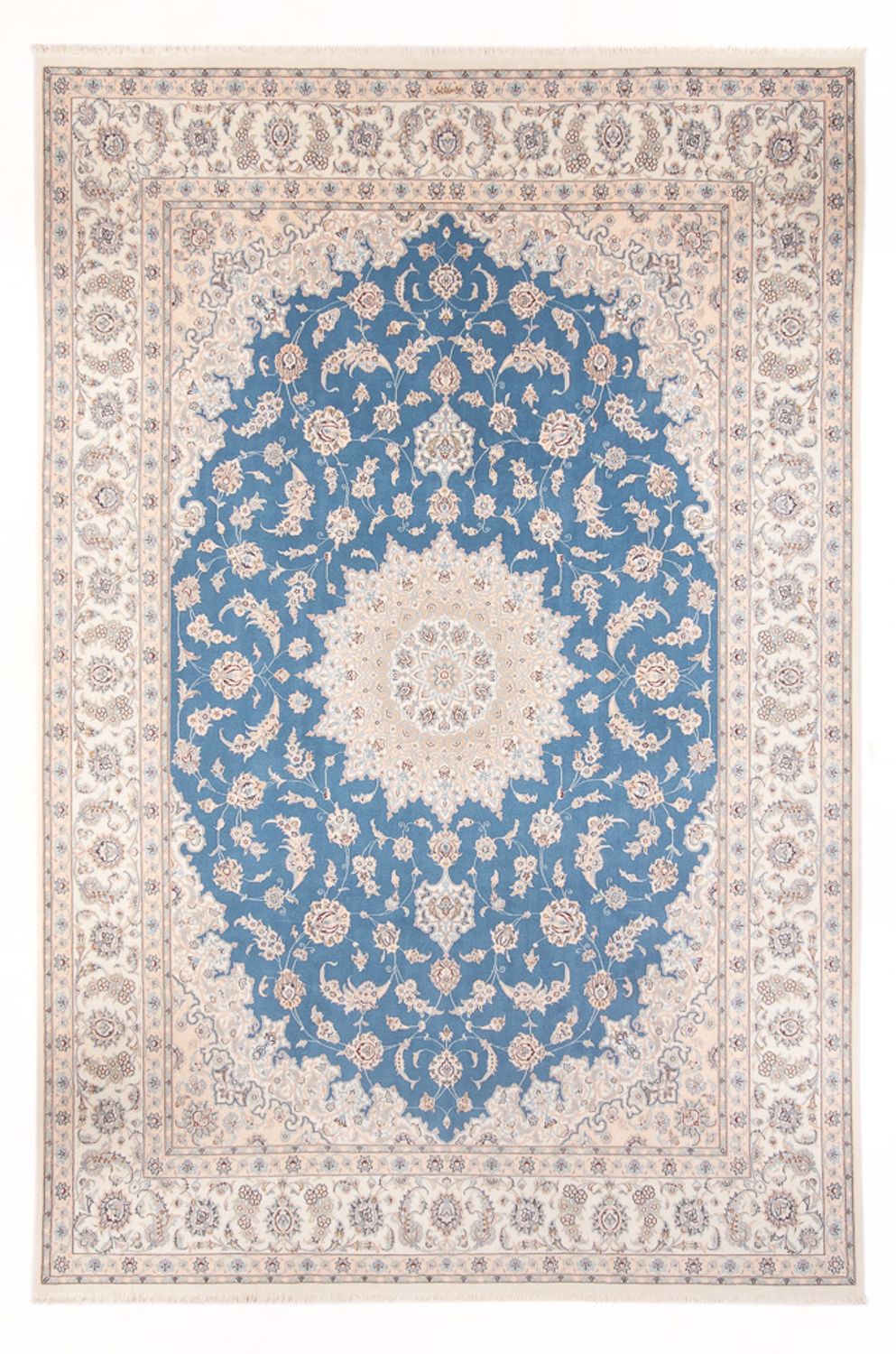 Perser Rug - Nain - Premium - 348 x 245 cm - light blue