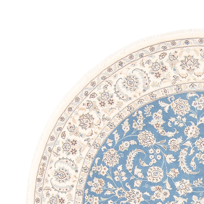 Perser Rug - Nain round  - 212 x 203 cm - light blue