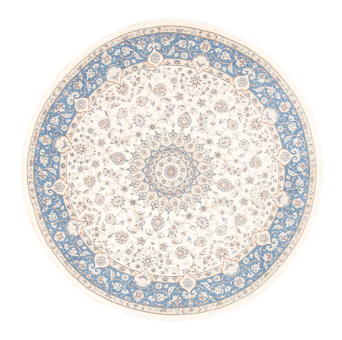 Perser Rug - Nain round  - 197 x 196 cm - cream