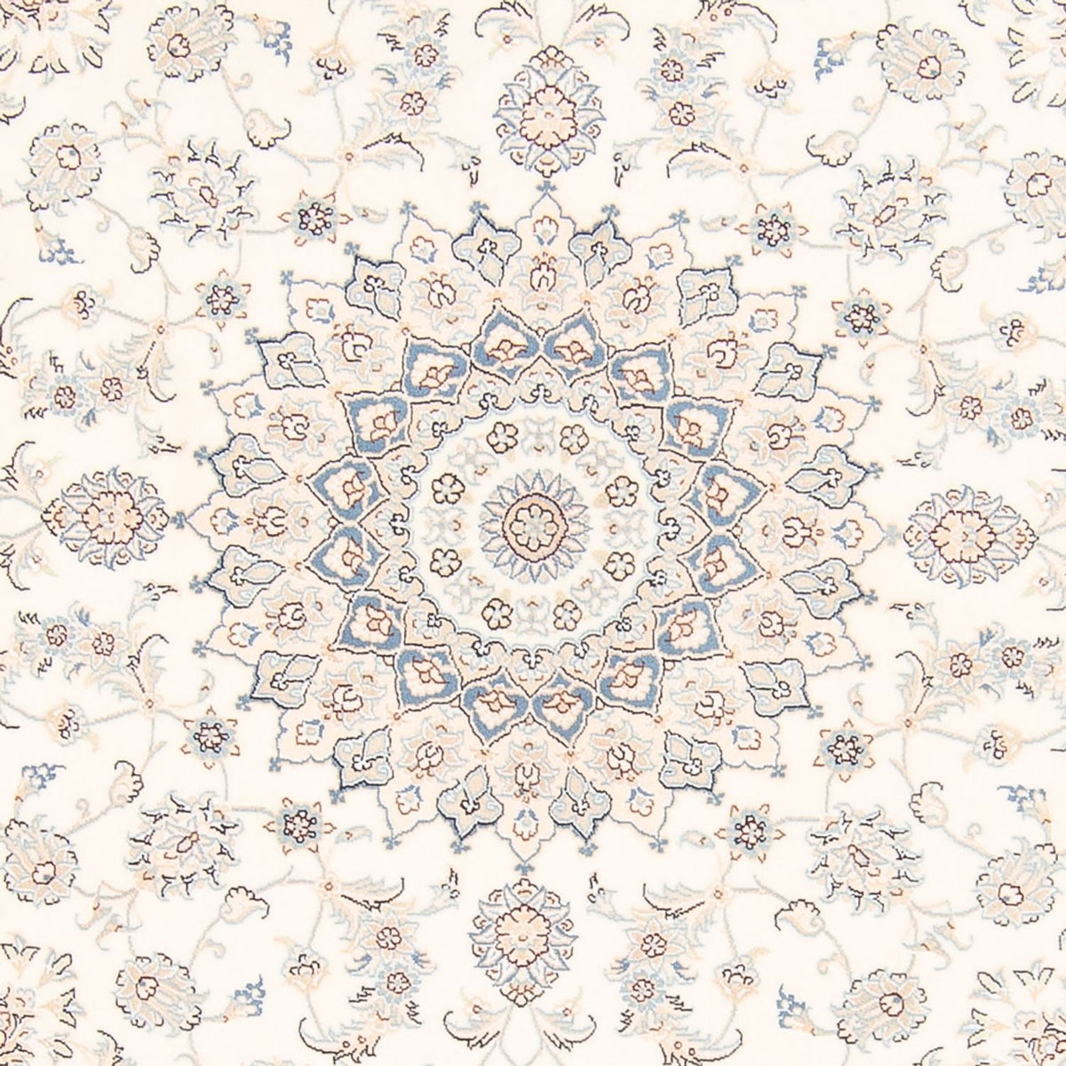 Perser Rug - Nain round  - 197 x 196 cm - cream