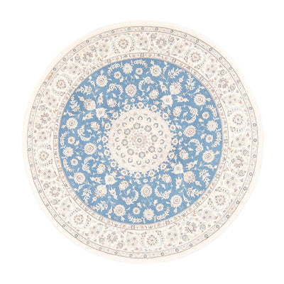 Perser Rug - Nain round  - 202 x 197 cm - light blue