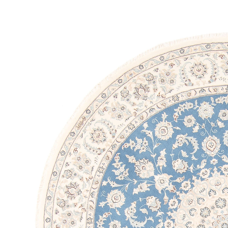 Perser Rug - Nain round  - 202 x 197 cm - light blue