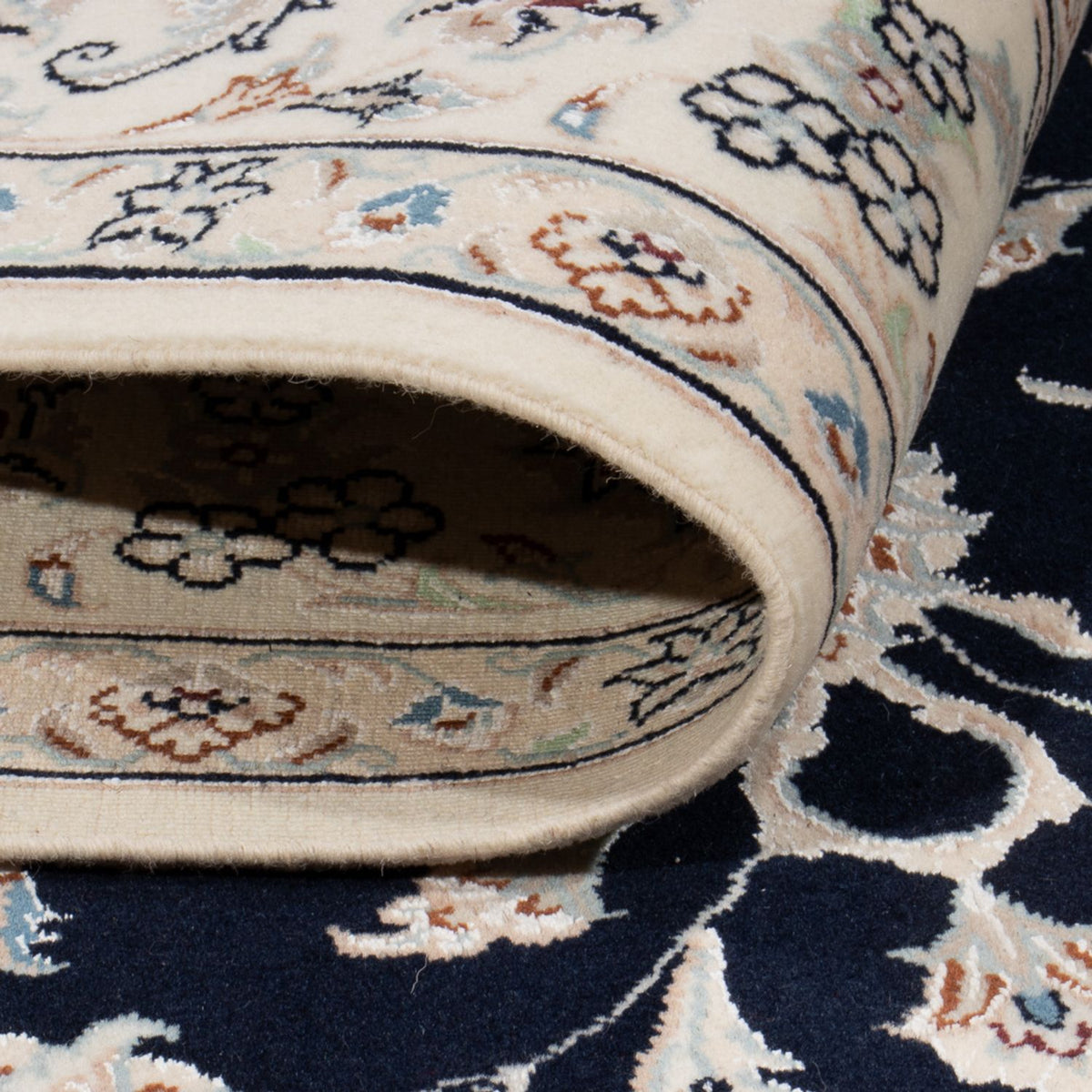 Perser Rug - Nain - 235 x 171 cm - dark blue