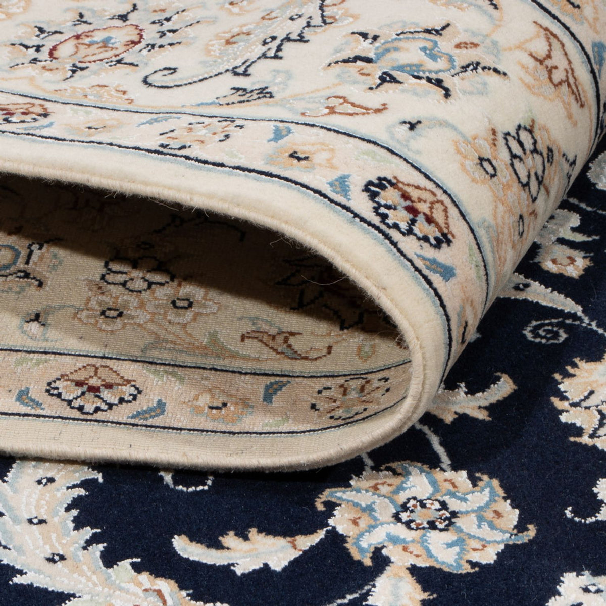 Perser Rug - Nain - 238 x 171 cm - dark blue