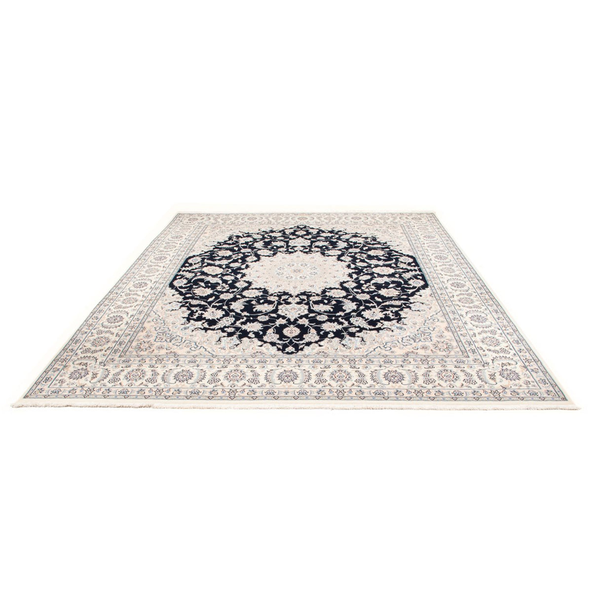Perser Rug - Nain - Premium - 296 x 247 cm - dark blue
