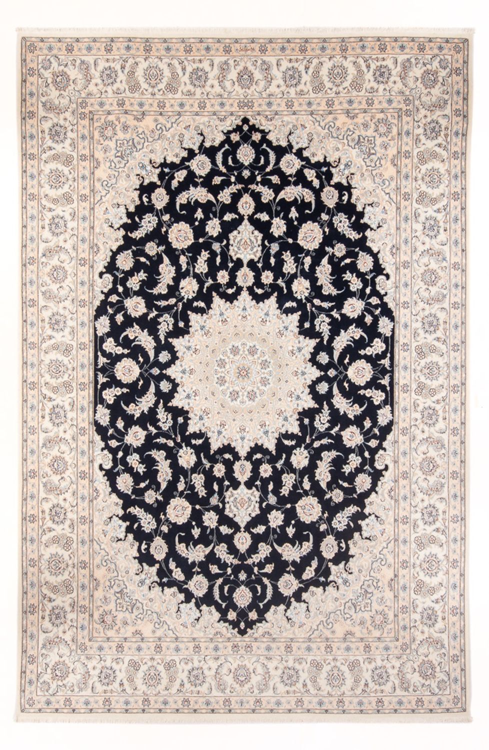 Perser Rug - Nain - Premium - 351 x 247 cm - dark blue