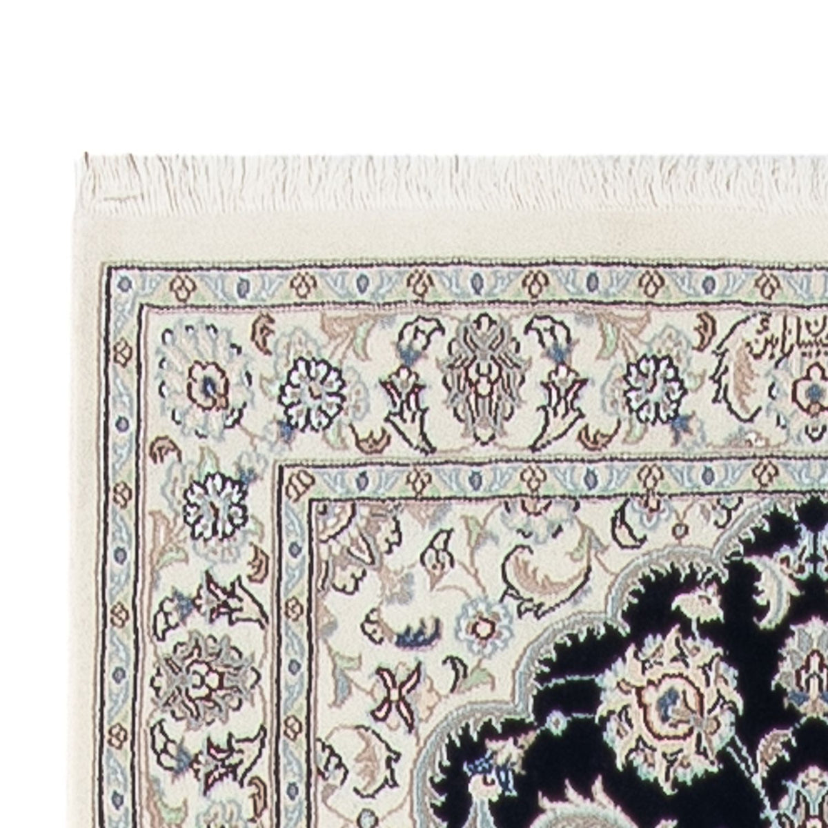 Runner Perser Rug - Nain - Premium - 392 x 87 cm - dark blue