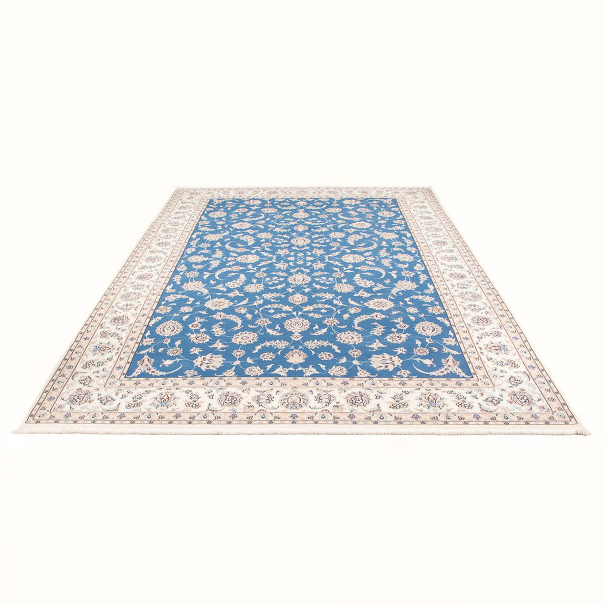 Perser Rug - Nain - Premium - 302 x 203 cm - light blue