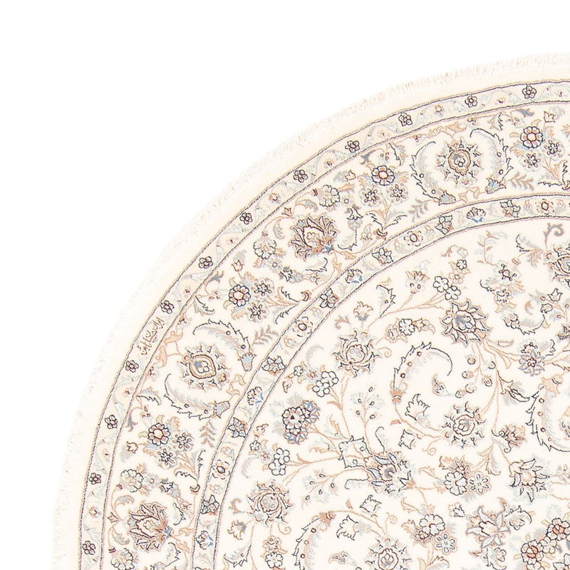 Perser Rug - Nain round  - 203 x 200 cm - cream
