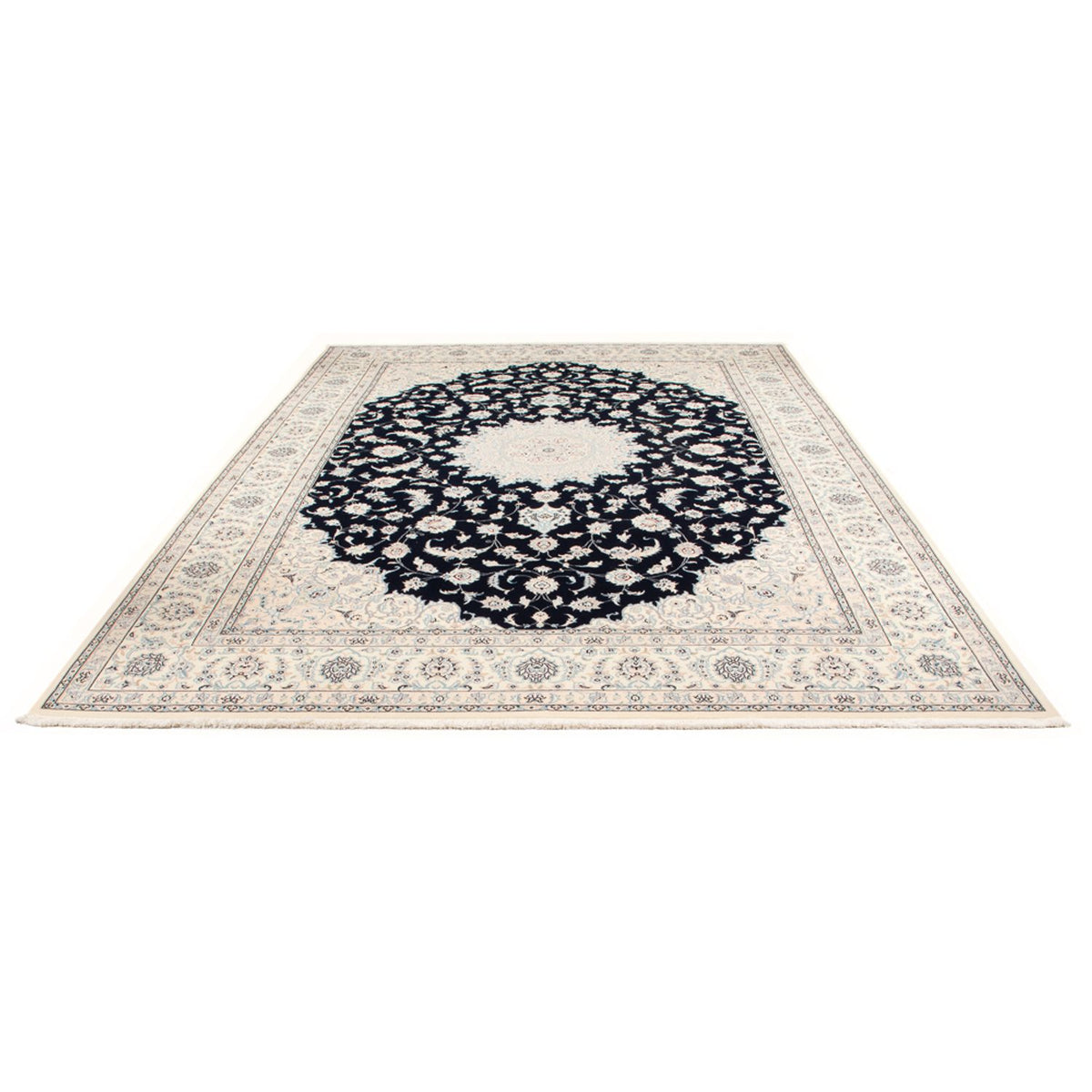 Perser Rug - Nain - Premium - 340 x 246 cm - dark blue