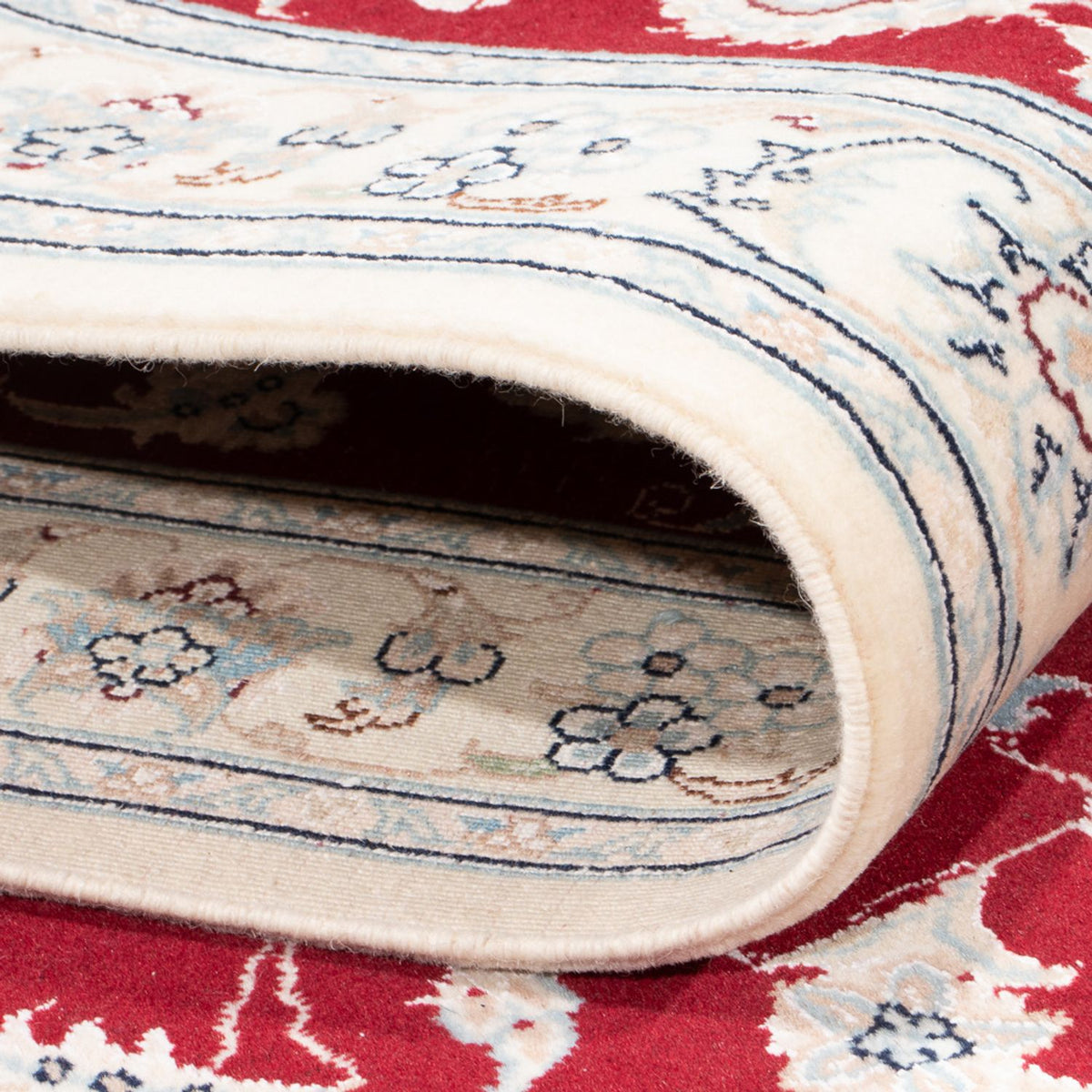 Runner Perser Rug - Nain - Premium - 346 x 86 cm - red