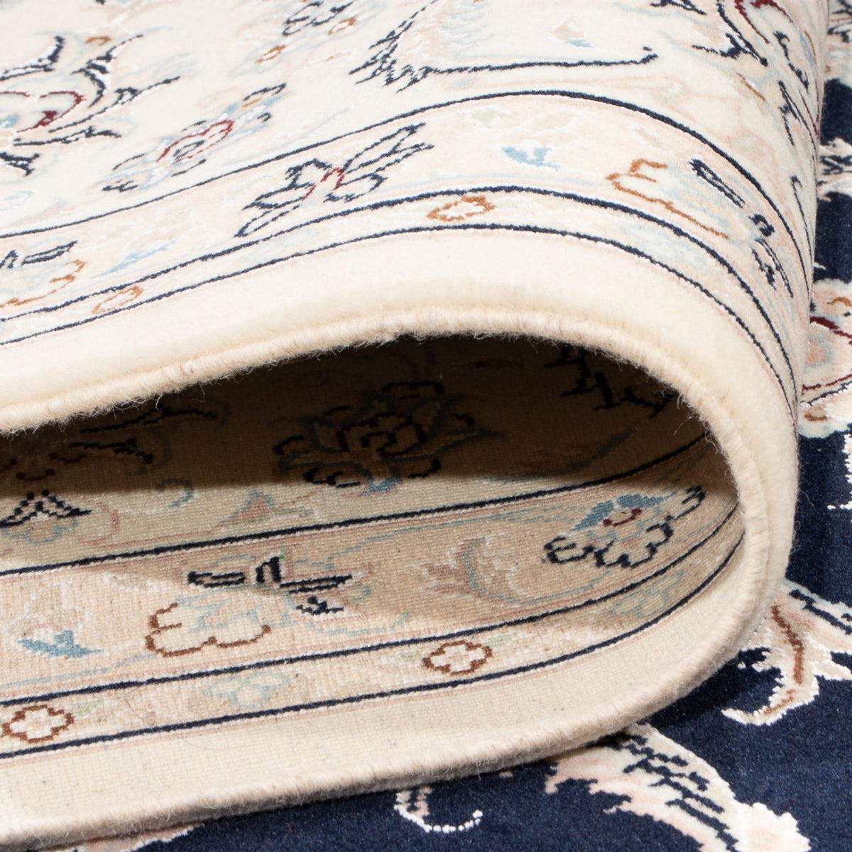 Perser Rug - Nain - Premium - 305 x 248 cm - dark blue