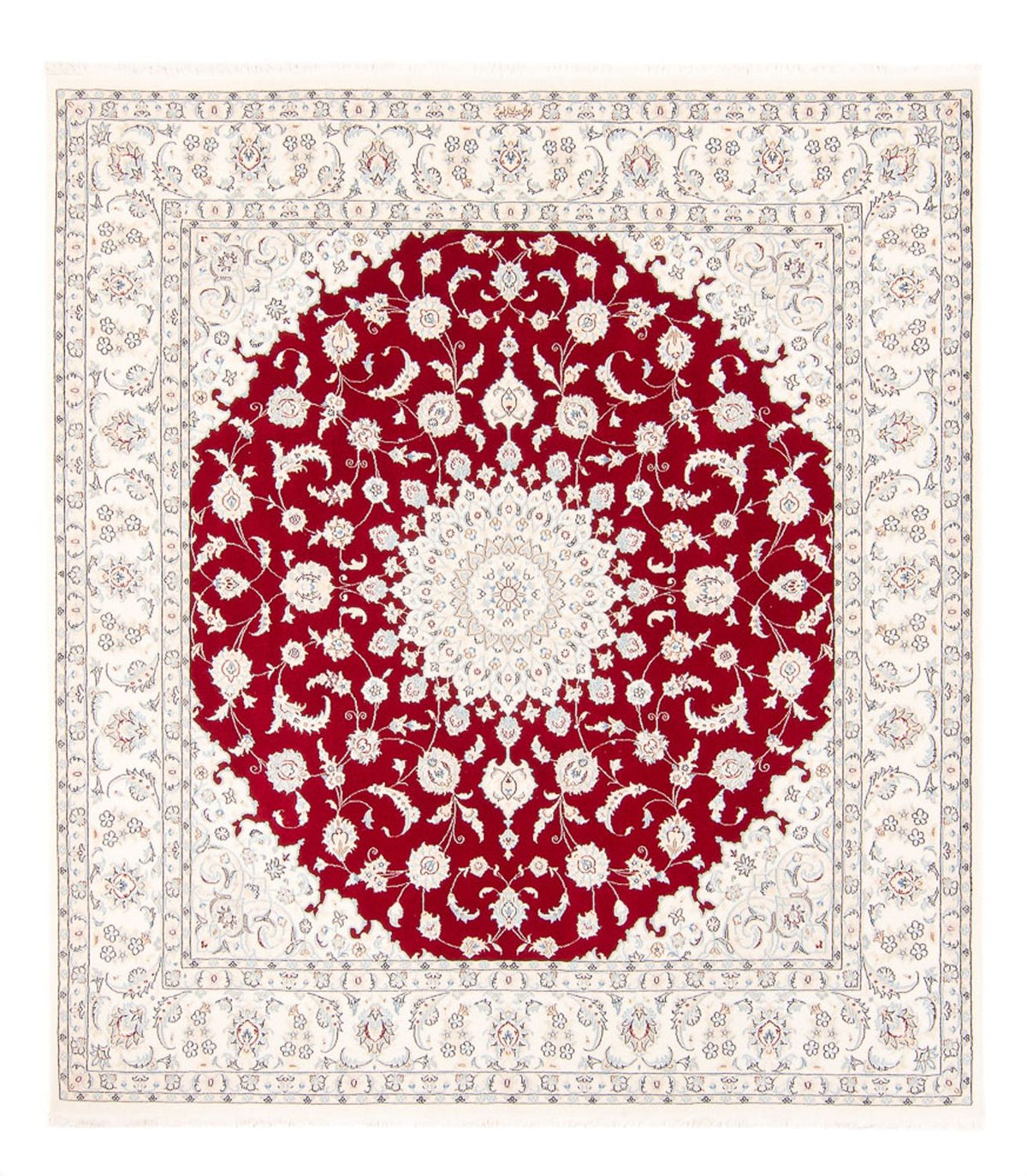 Perser Rug - Nain square  - 210 x 194 cm - red