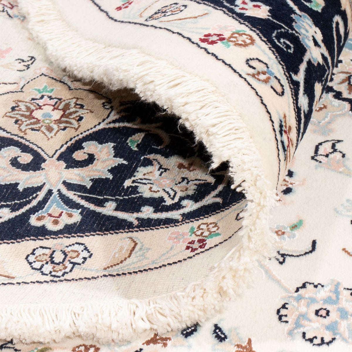 Perser Rug - Nain round  - 200 x 200 cm - cream