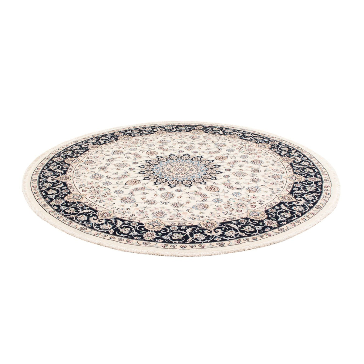 Perser Rug - Nain round  - 200 x 200 cm - cream