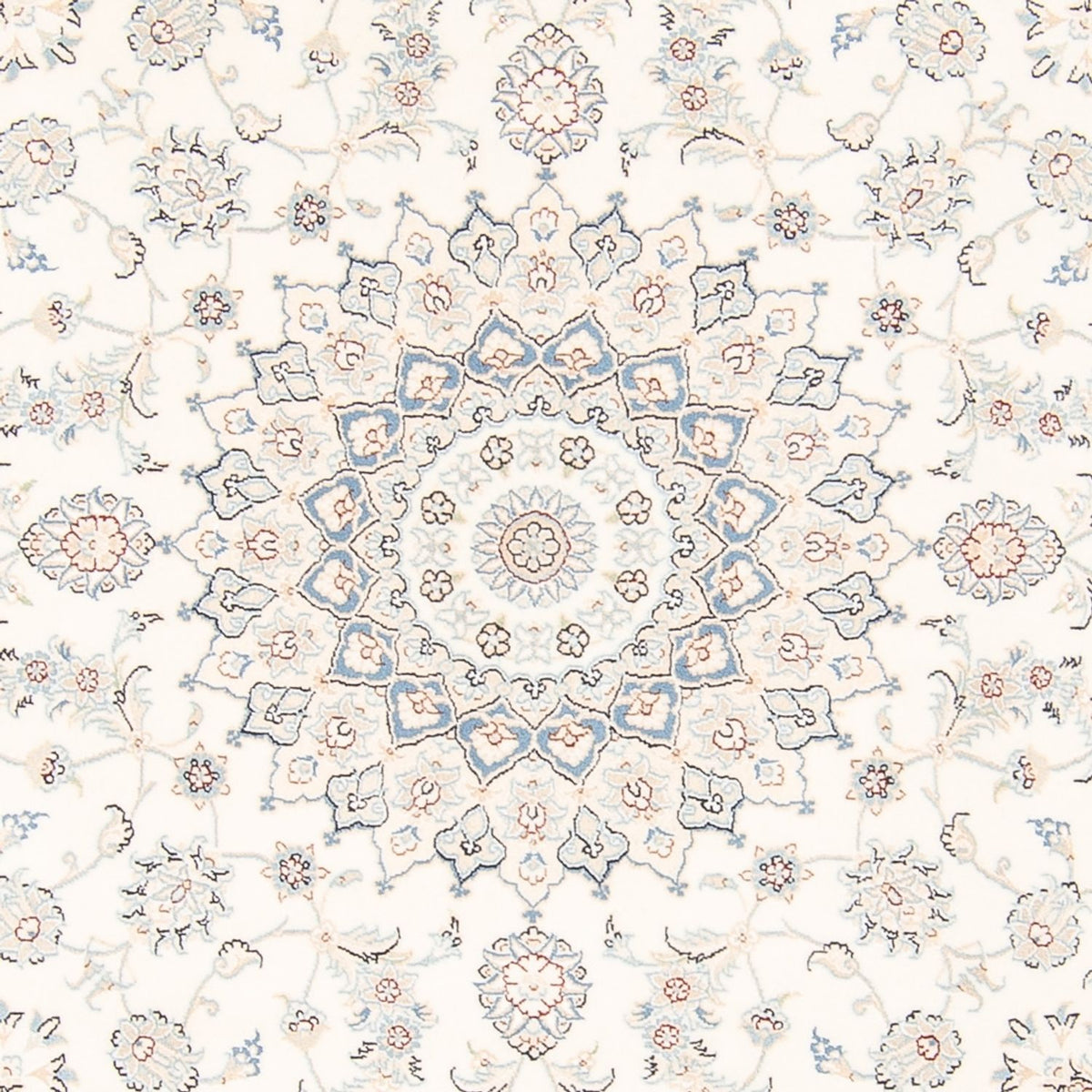 Perser Rug - Nain round  - 200 x 200 cm - cream