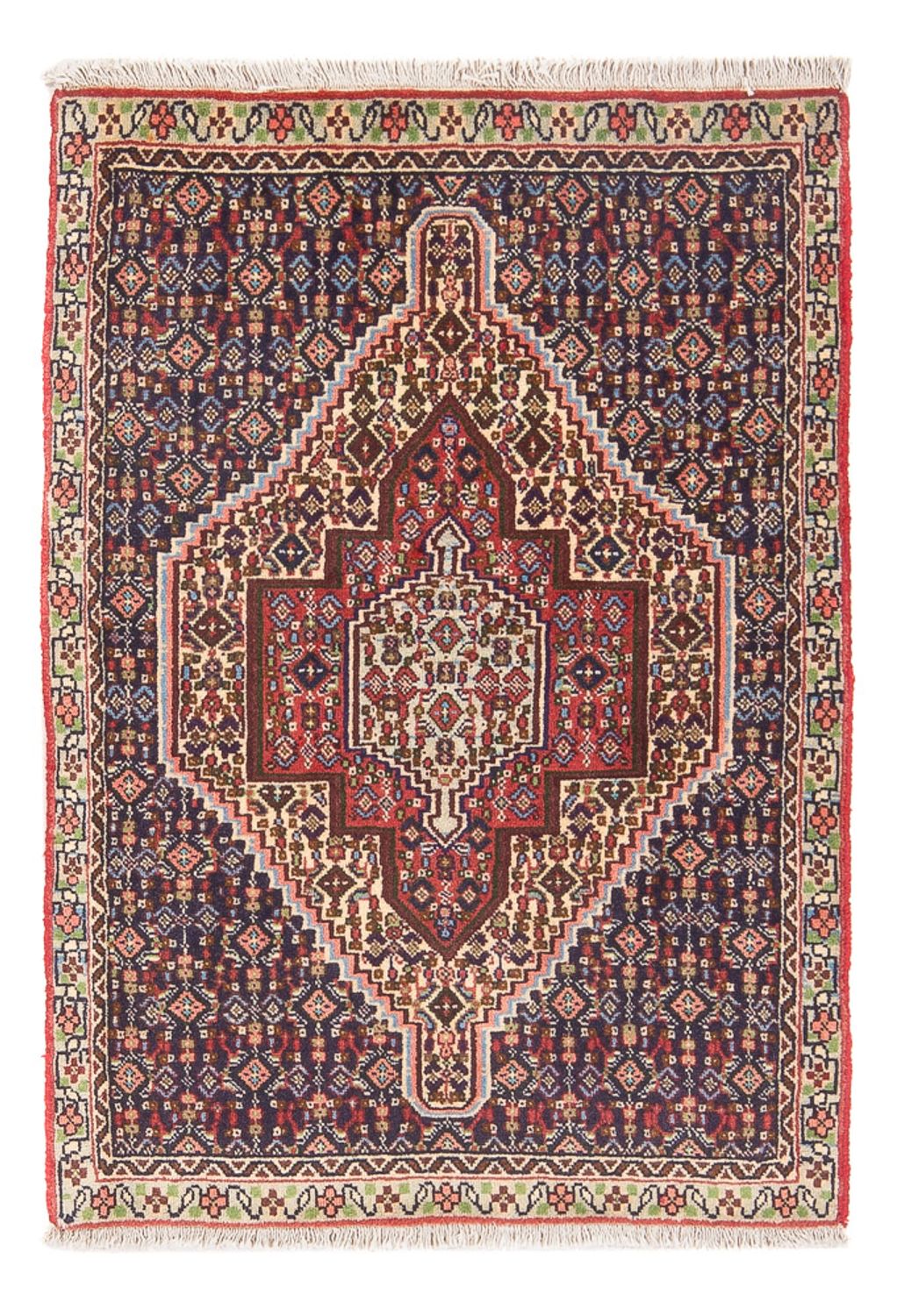 Perser Rug - Classic - 105 x 74 cm - dark blue