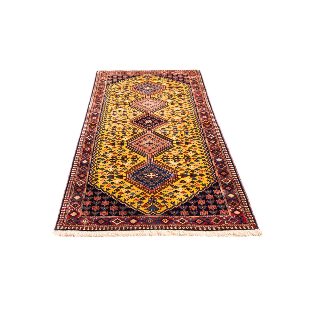 Runner Perser Rug - Nomadic - 193 x 82 cm - yellow