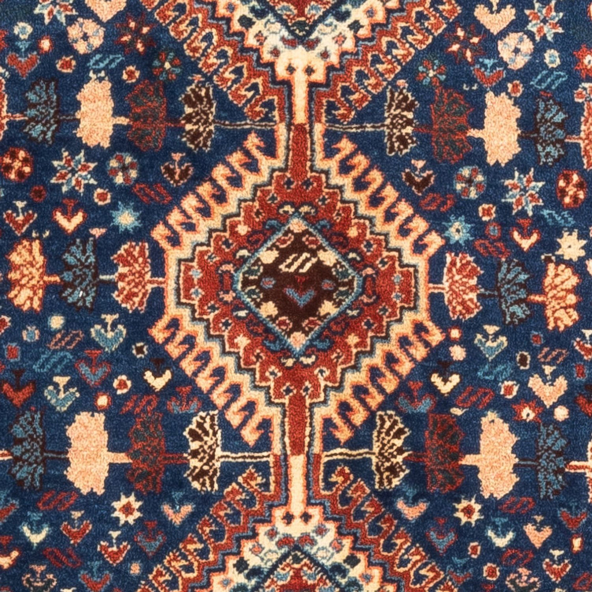 Perser Rug - Nomadic - 132 x 80 cm - blue