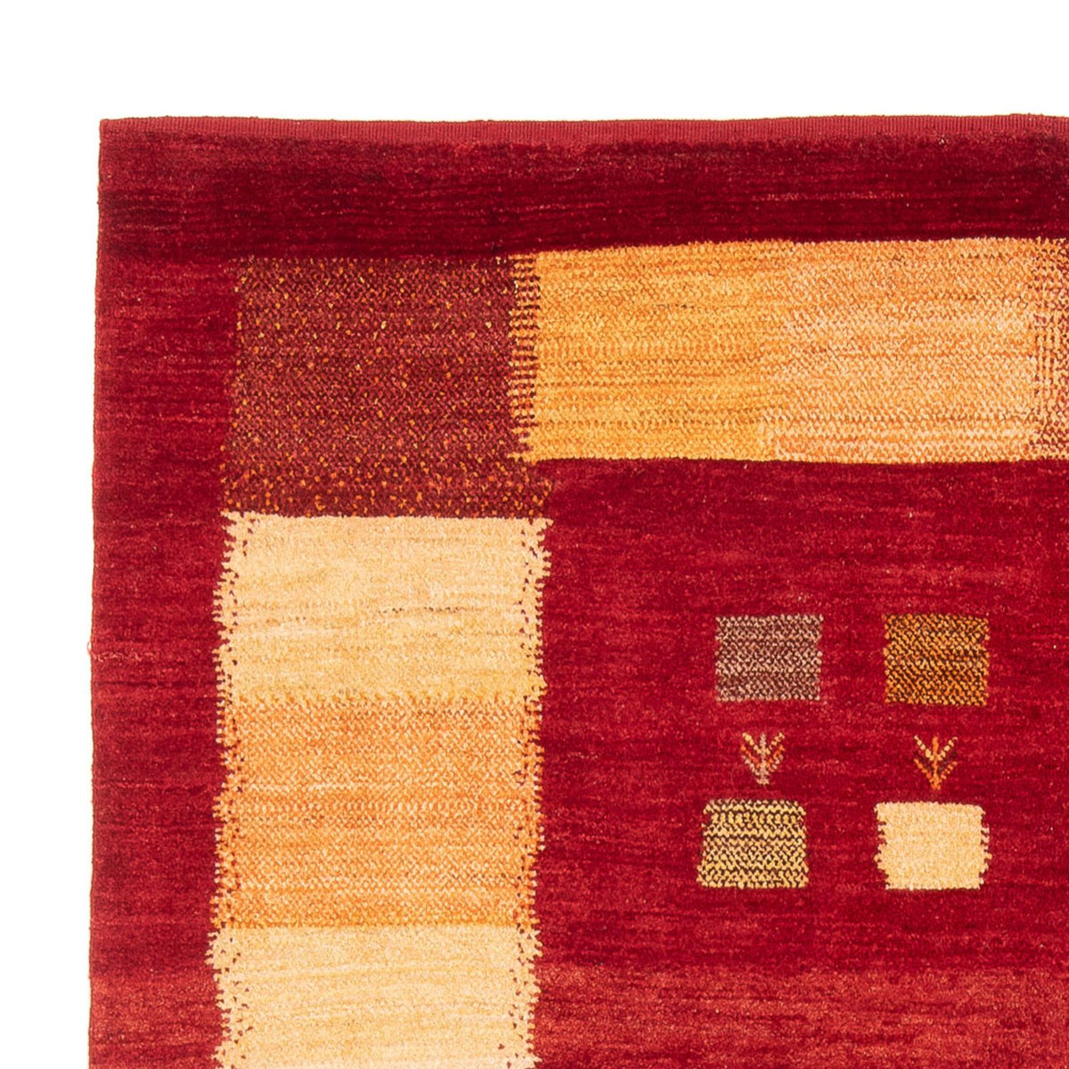 Persian Gabbeh Rug 158x200cm - Perserteppich Wollteppich