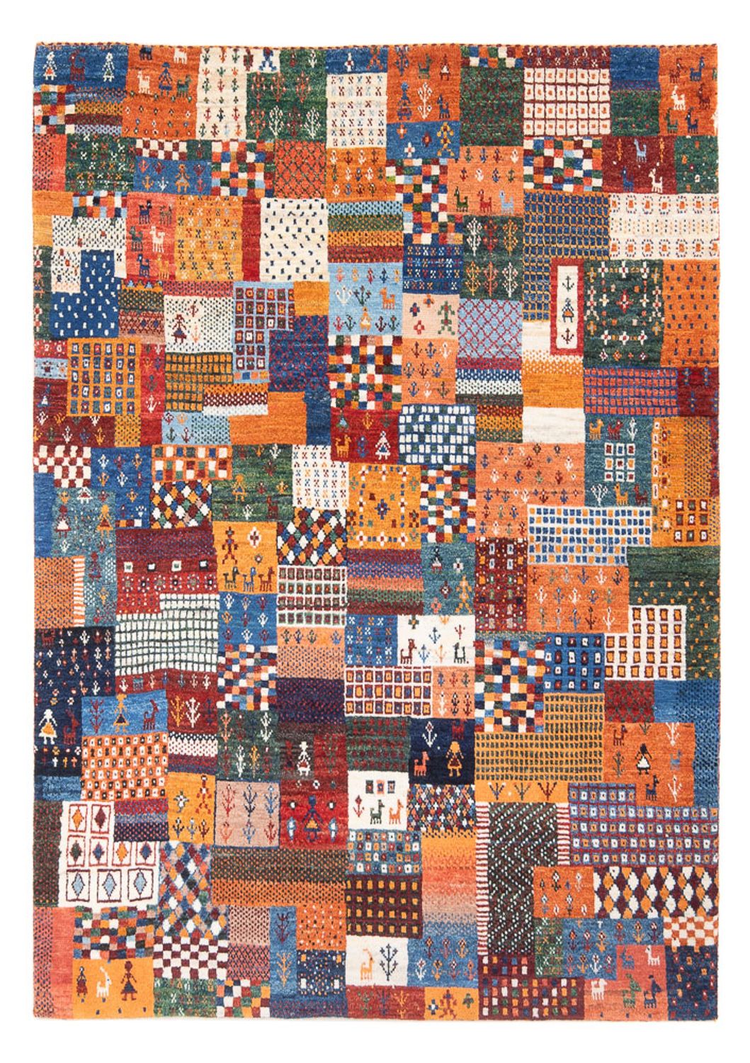 Gabbeh Rug - Perser - 198 x 148 cm - multicolored