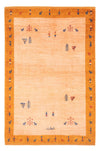 Persian Gabbeh Rug 99x149cm - Perserteppich Wollteppich - Rectangle / Multicolored / 99 x 149 cm Rectangle