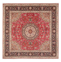 Perser Rug - Tabriz - Royal square  - 252 x 252 cm - red