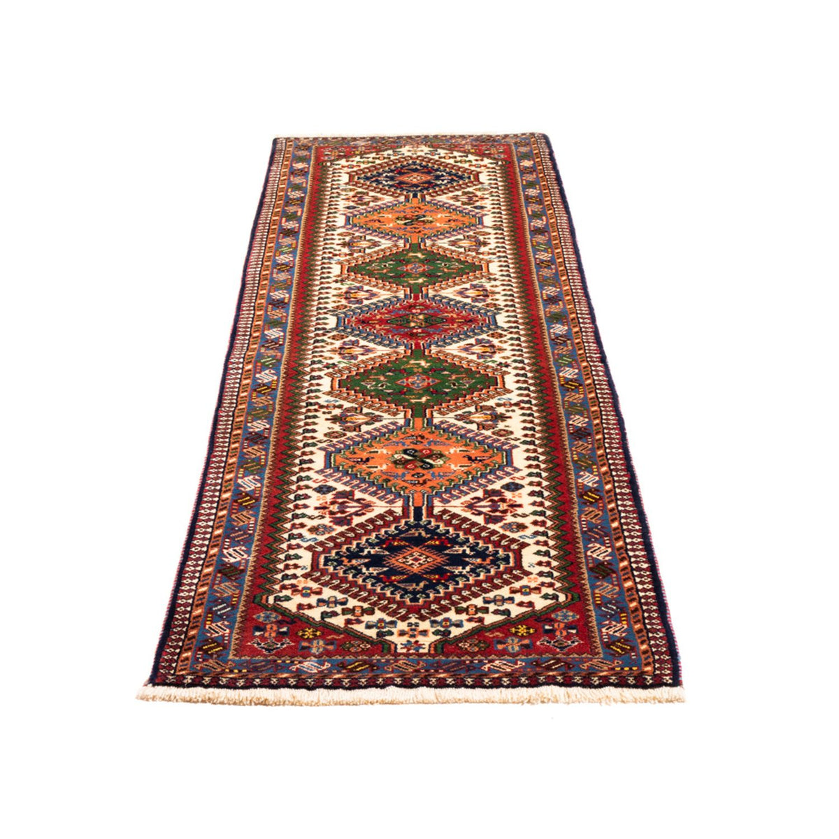 Runner Perser Rug - Nomadic - 216 x 62 cm - red