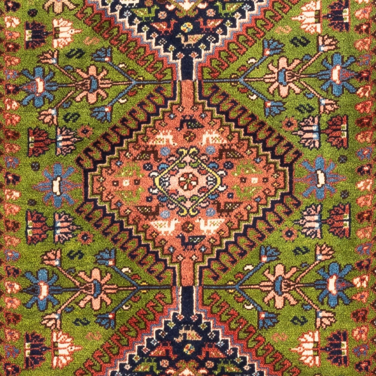 Runner Perser Rug - Nomadic - 193 x 82 cm - green