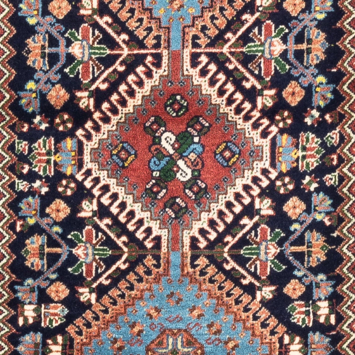 Runner Perser Rug - Nomadic - 200 x 83 cm - dark blue