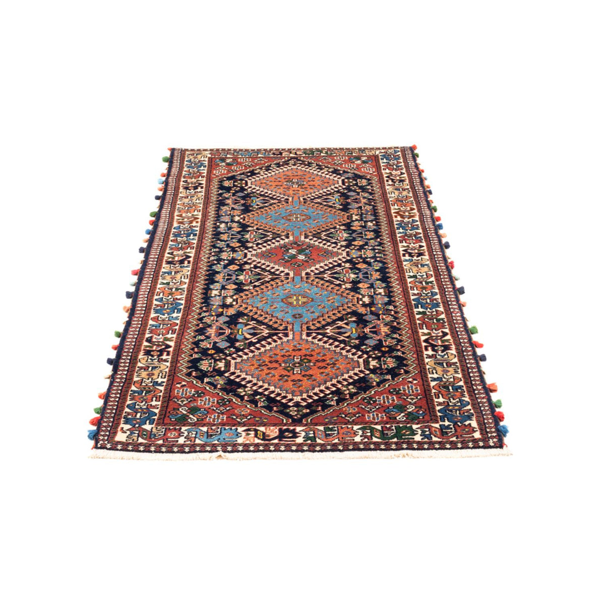 Runner Perser Rug - Nomadic - 200 x 83 cm - dark blue