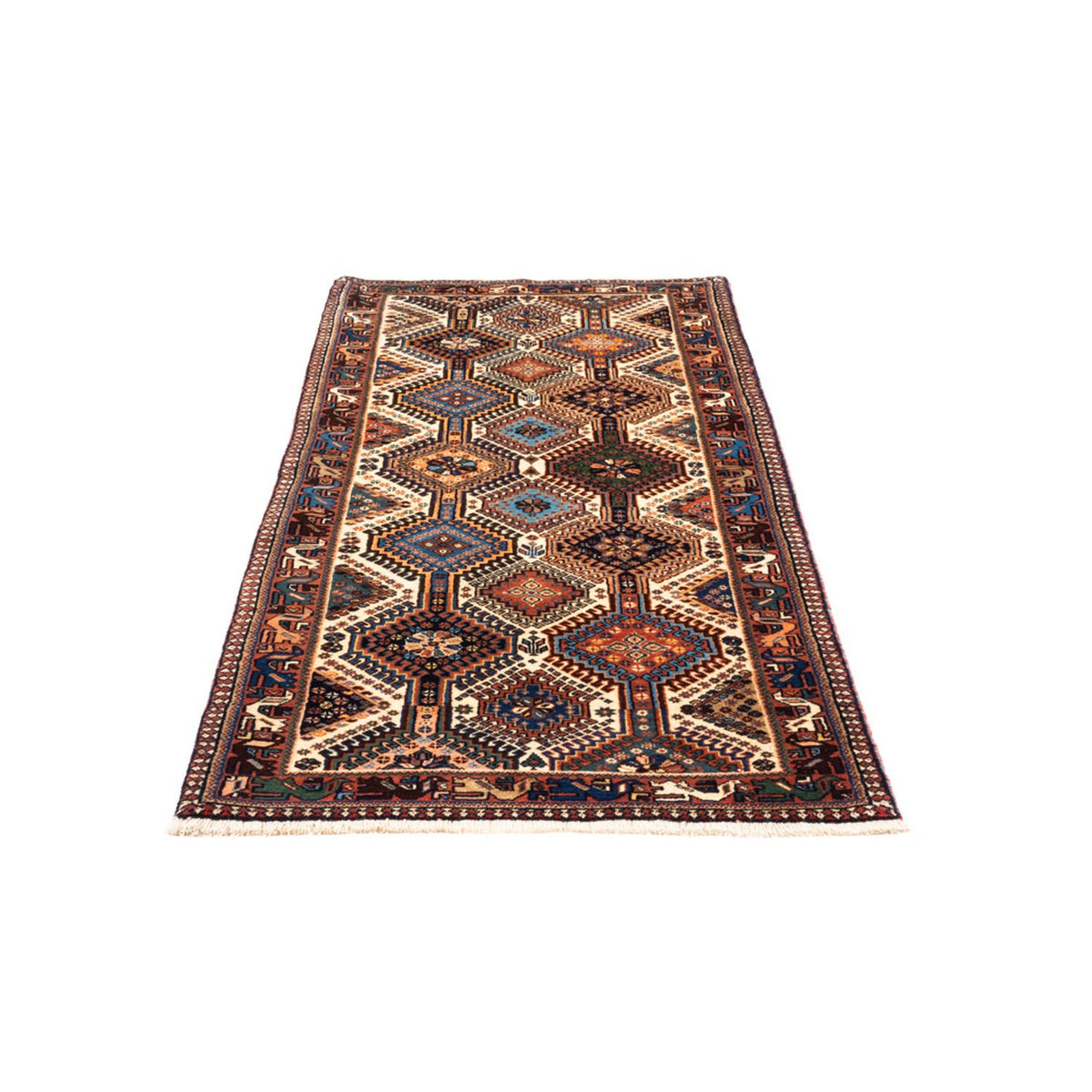Runner Perser Rug - Nomadic - 204 x 83 cm - cream