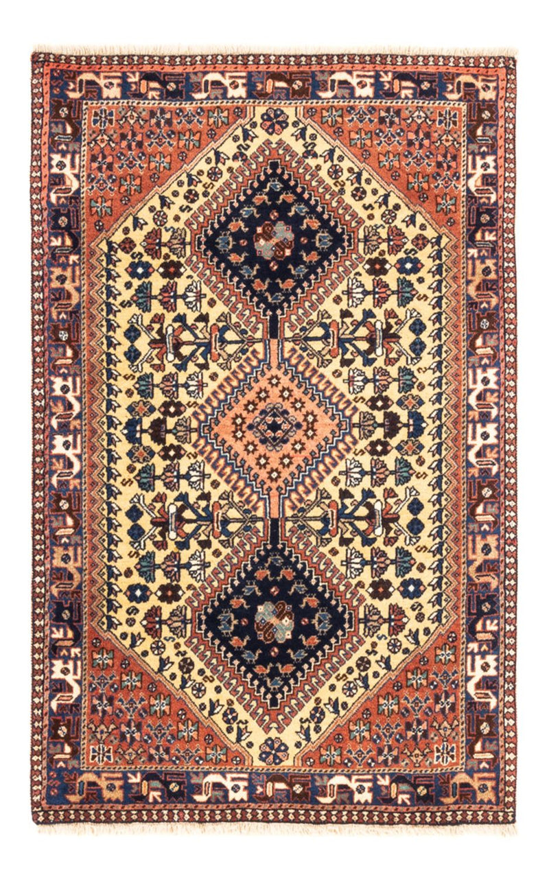 Perser Rug - Nomadic - 140 x 74 cm - cream