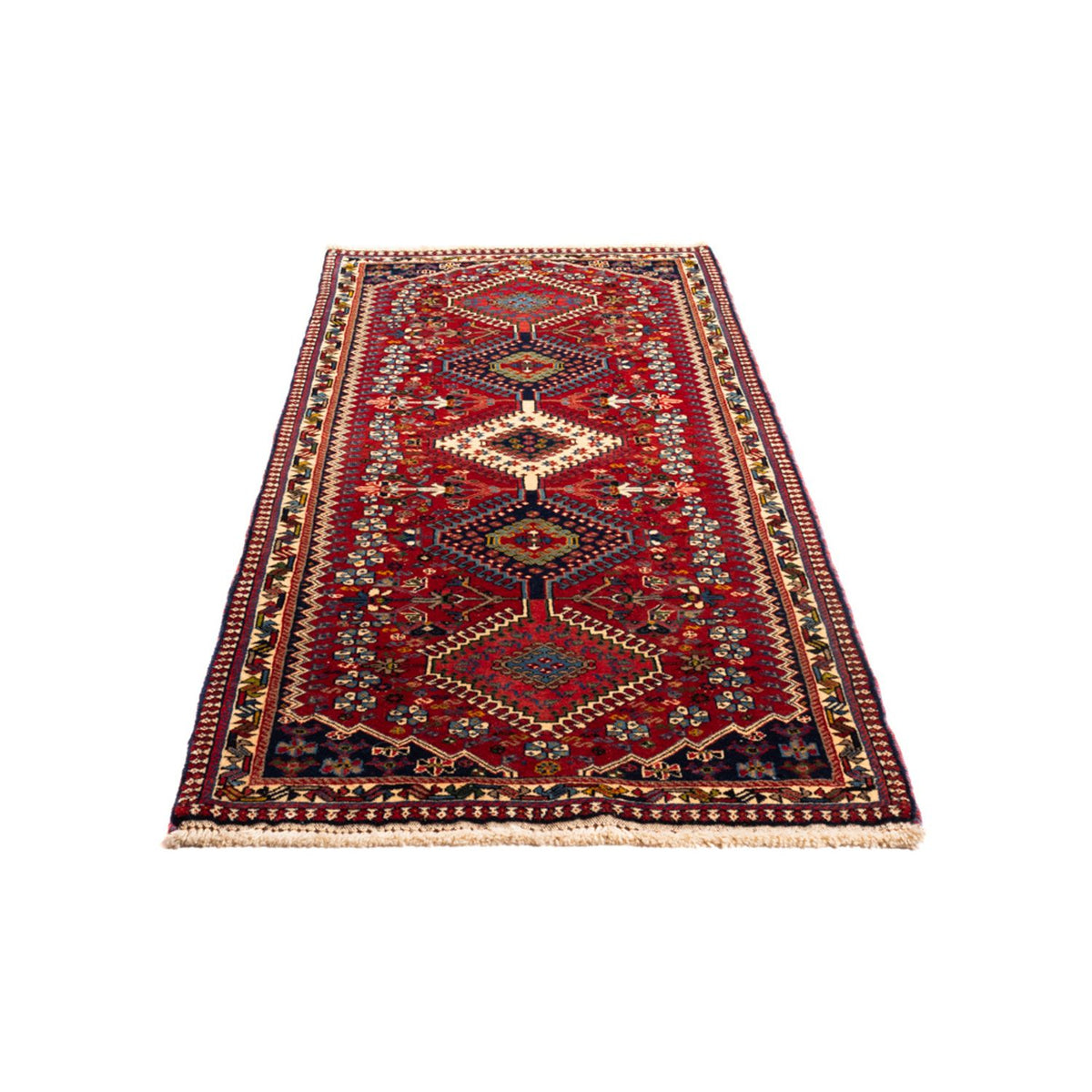 Runner Perser Rug - Nomadic - 195 x 82 cm - red