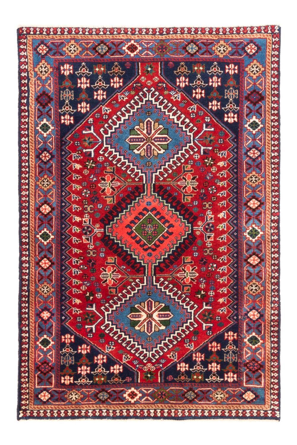 Perser Rug - Nomadic - 115 x 82 cm - red
