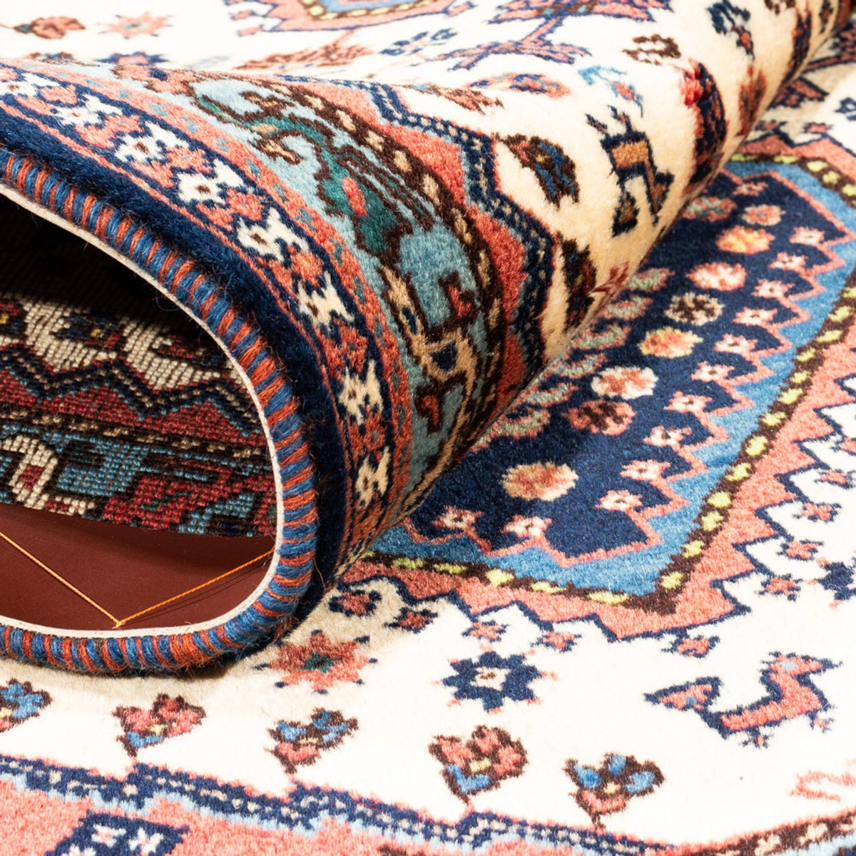 Perser Rug - Nomadic - 130 x 82 cm - cream