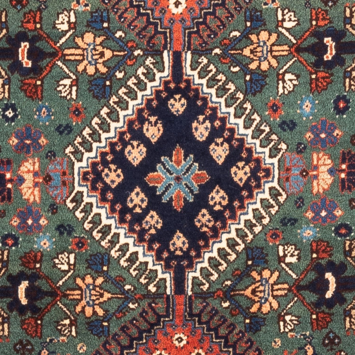 Perser Rug - Nomadic - 130 x 80 cm - green