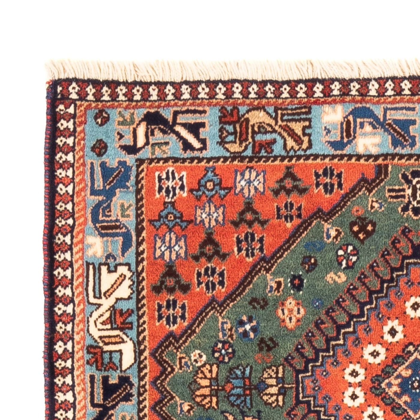 Perser Rug - Nomadic - 130 x 80 cm - green