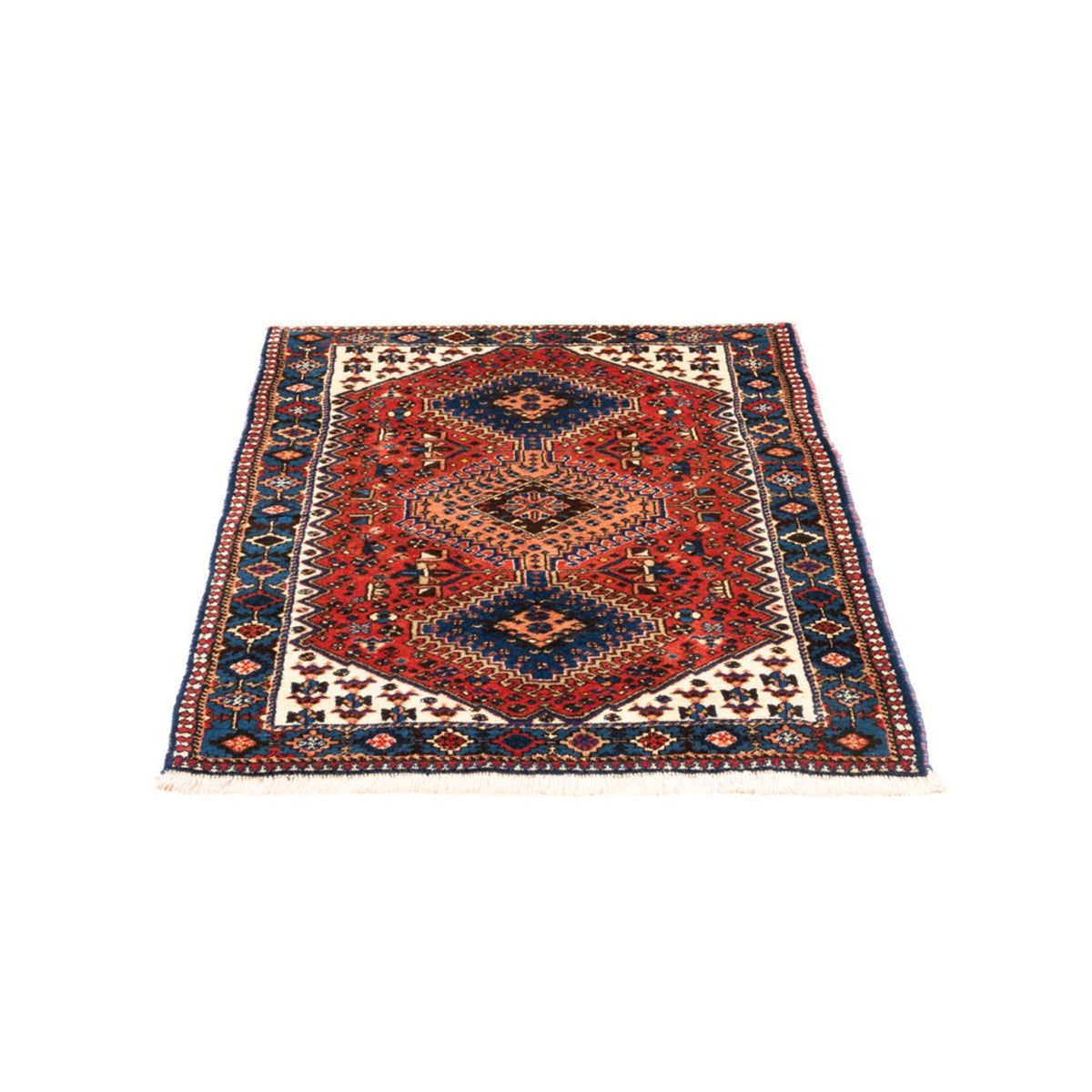 Perser Rug - Nomadic - 123 x 81 cm - red