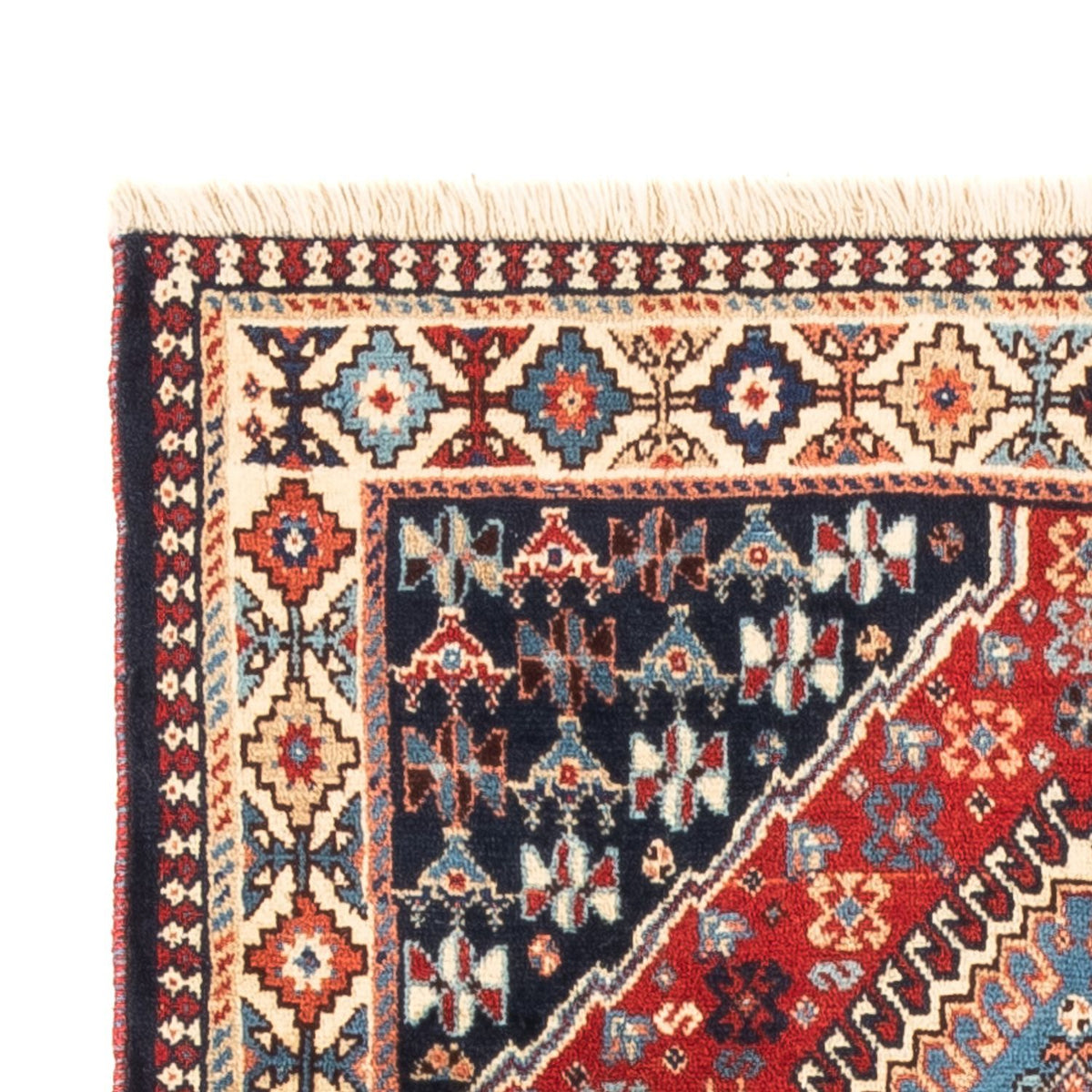 Perser Rug - Nomadic - 128 x 82 cm - red