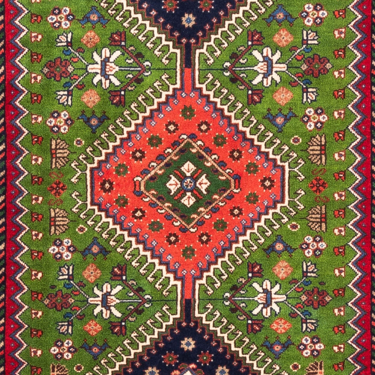 Runner Perser Rug - Nomadic - 212 x 80 cm - green