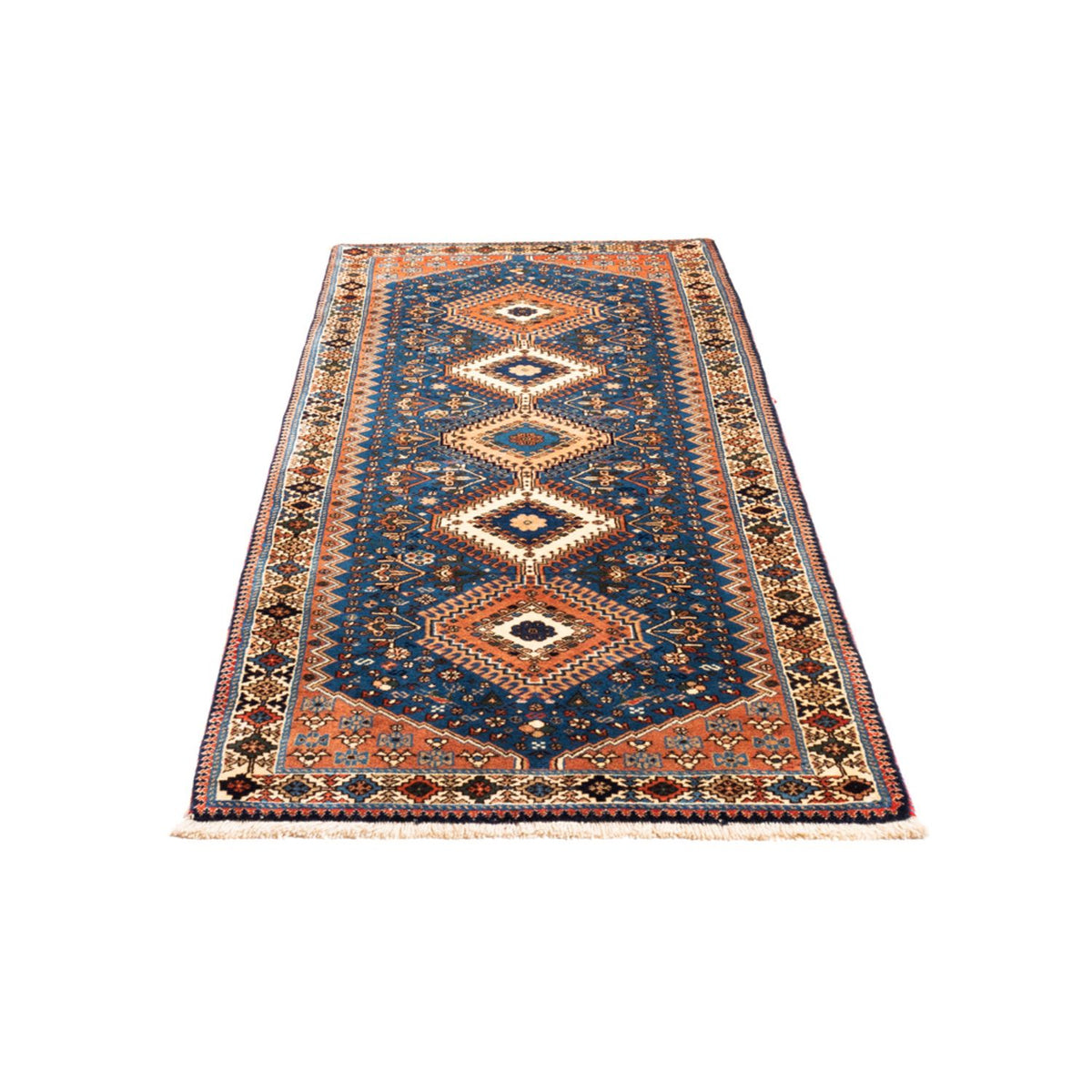 Runner Perser Rug - Nomadic - 200 x 84 cm - blue